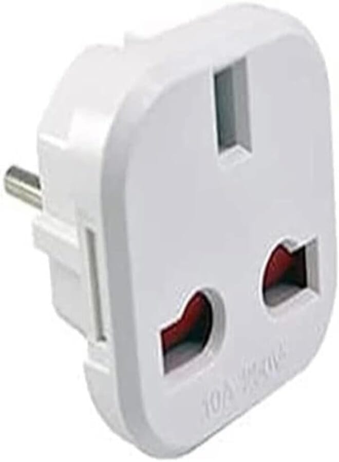 avena MK Adaptor Tri to Dual 10A Transmission for Mobile, Laptop, Electrical and Electronic Chargers